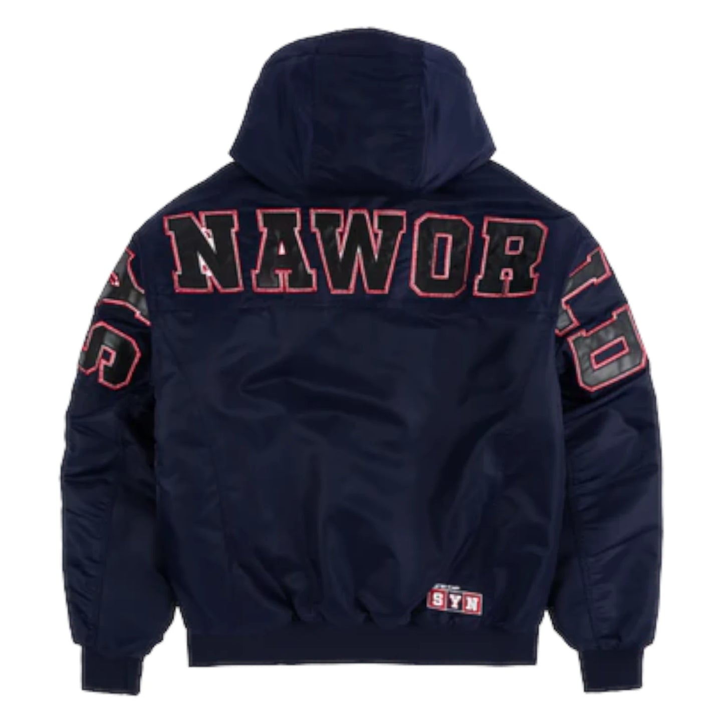 Synaworld navy blue Hooded Bomber Jacket - XL