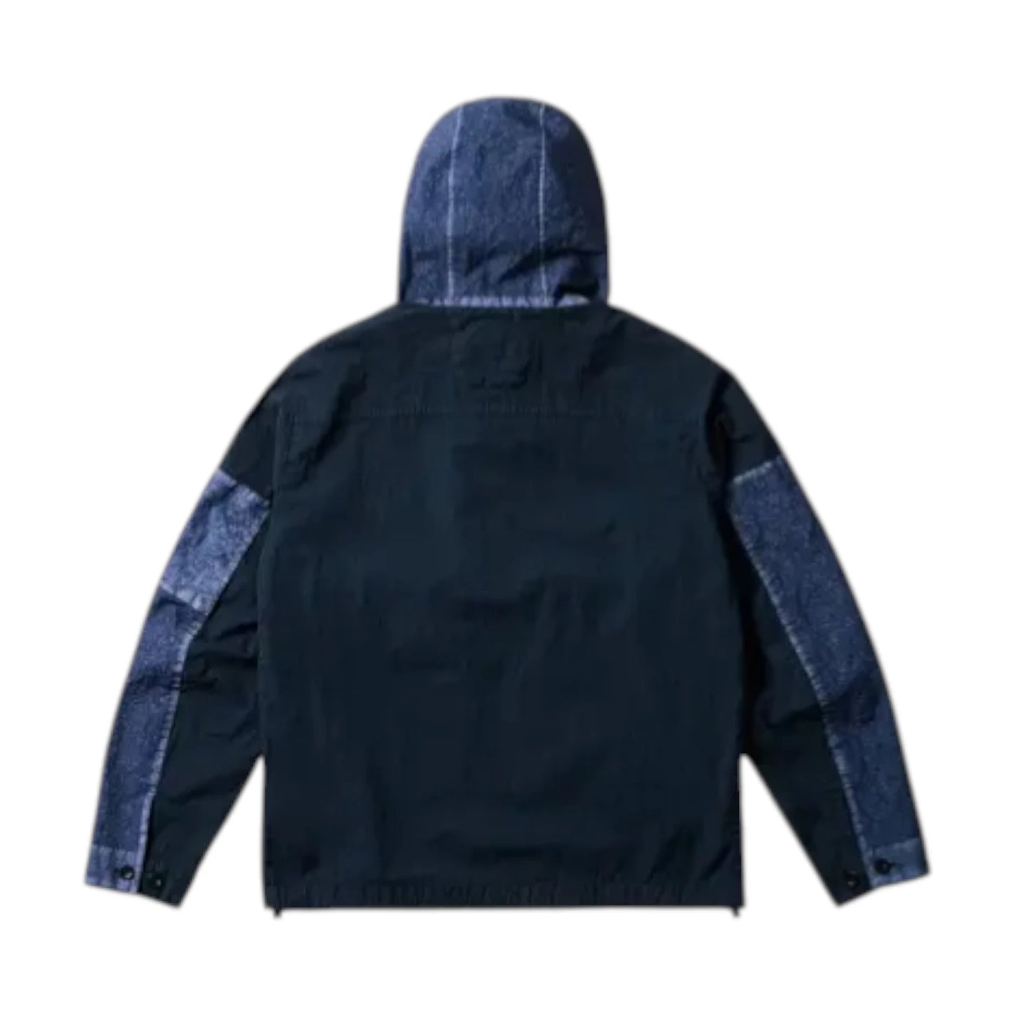 Palace X C.P. Company 50 Fili Heavy Mixed Hooded Jacket navy blue - XL