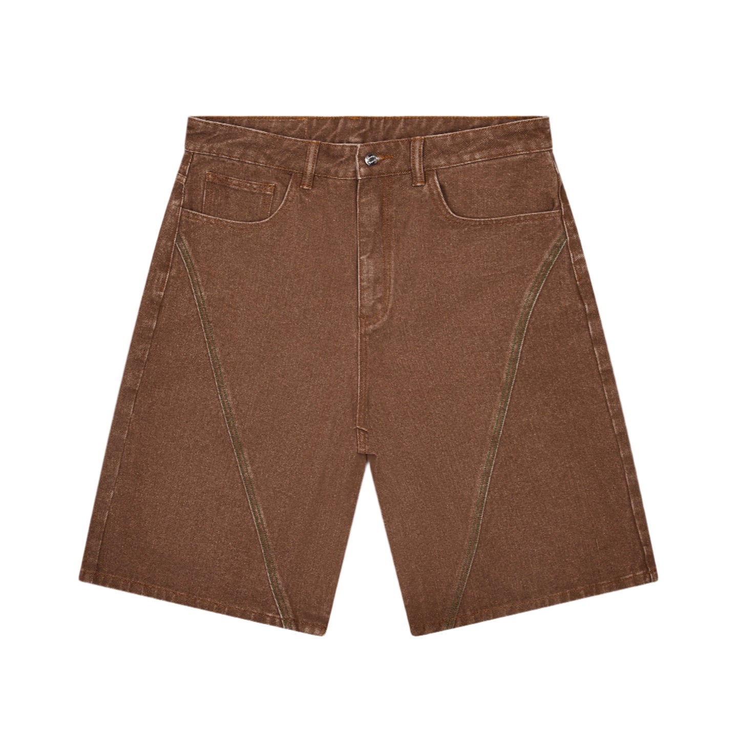 Carsicko Denim Jorts Brown