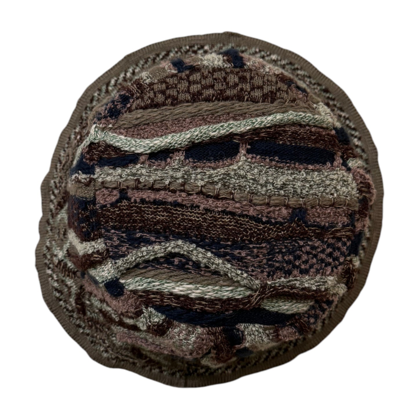 KAPITAL Knit Bucket Hat Fuzzy brown