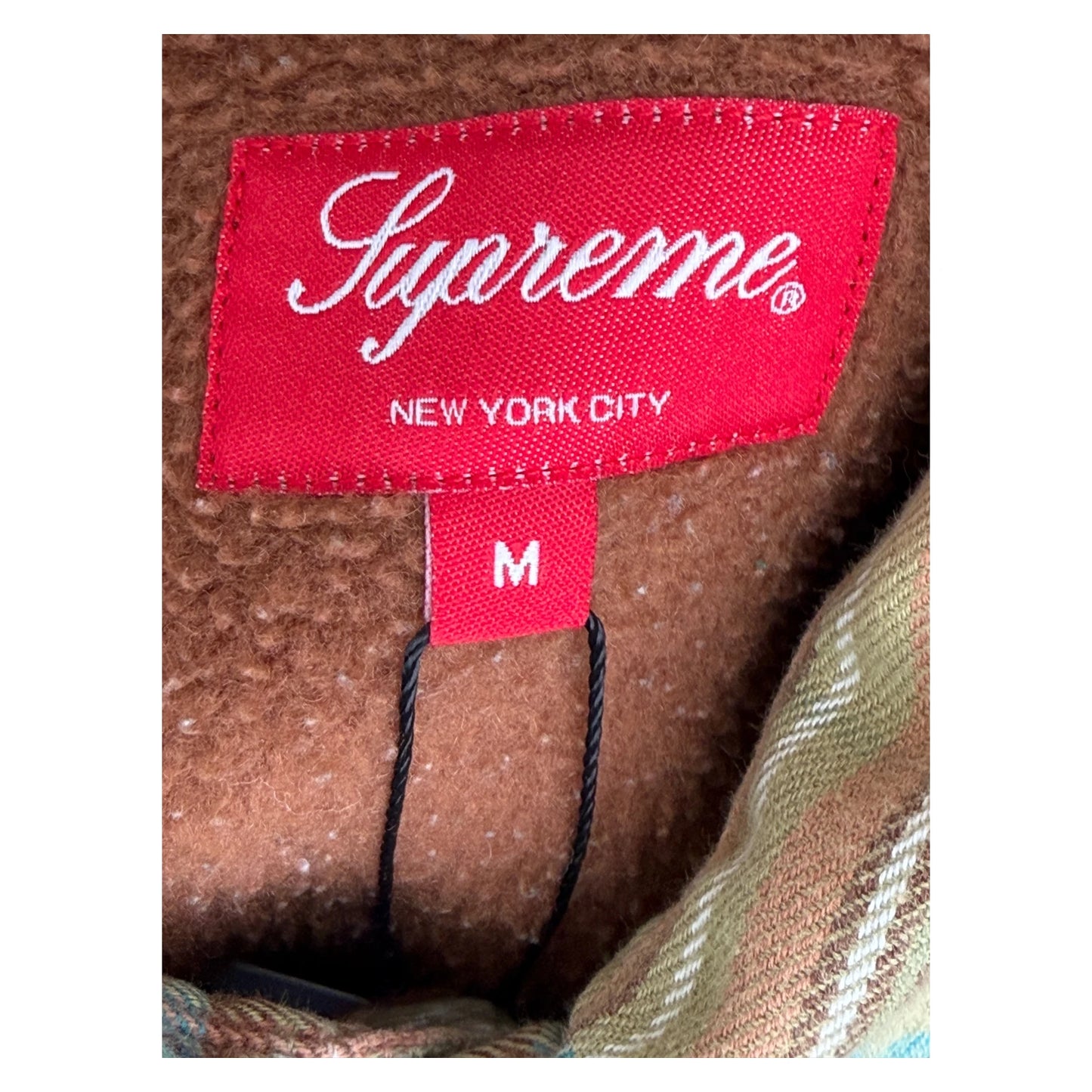 Supreme Fleece Lined Flannel Shirt green - M