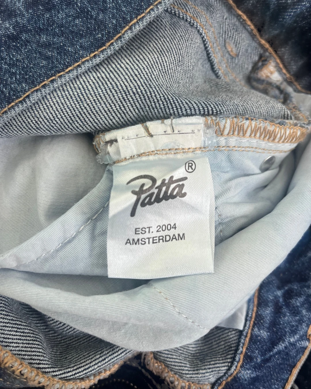 Patta Whole Lotta Labels Denim Pants blue – (NEW) / W34