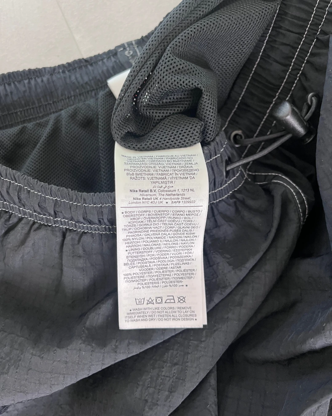 Supreme X Nike Rips Top Pullover Fullset Tracksuit – (GRADE A) / L