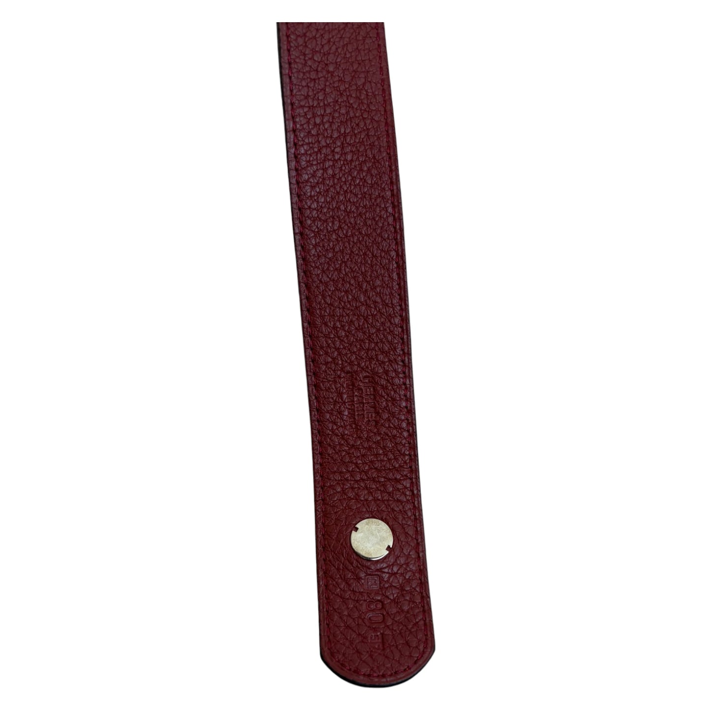 Hermes Leather Belt burgundy - W32