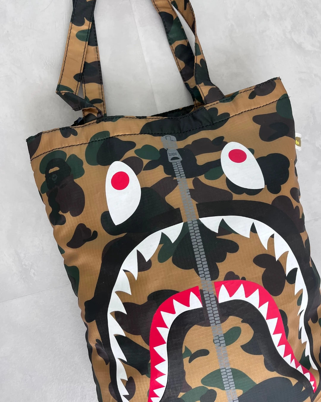 Bape Shark Camo Tote - (NEW)