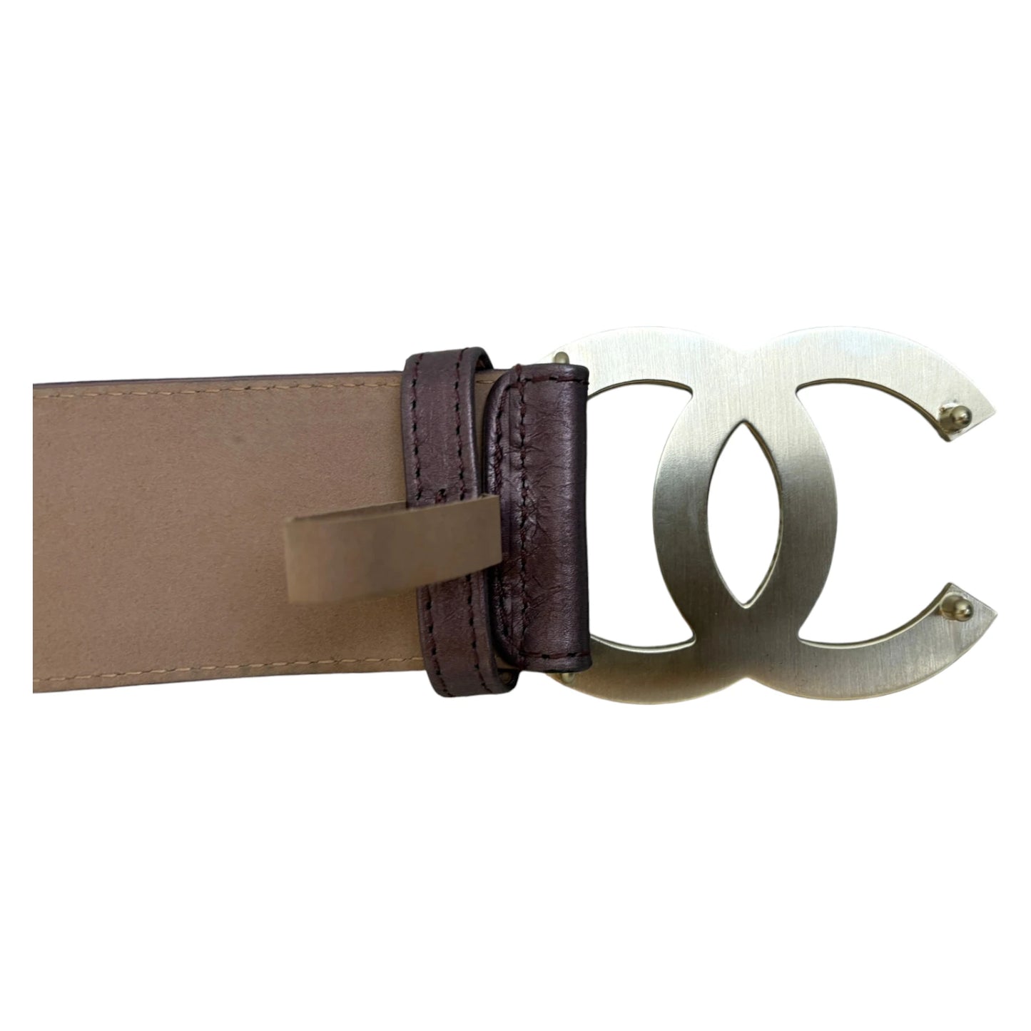 Chanel Logo Belt pink - W32