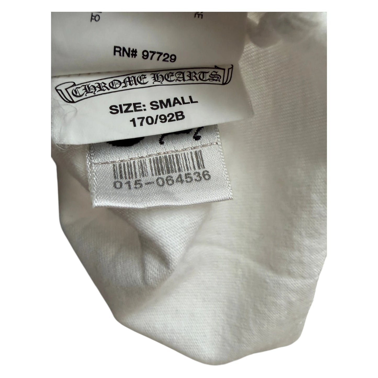 Chrome Hearts Layered Dagger Pocket Logo T Shirt white - S