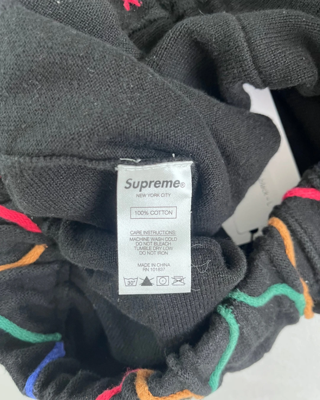 Supreme Hex Knit Shorts black – L