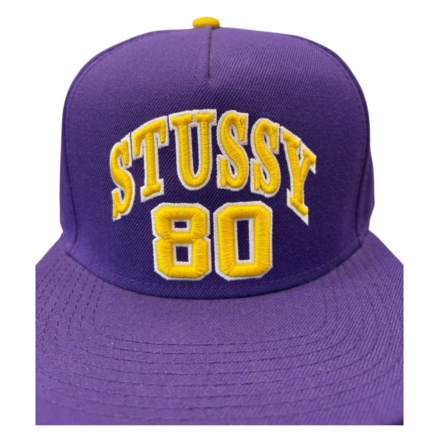 Stussy 80 Snapback Cap purple|yellow - O/S