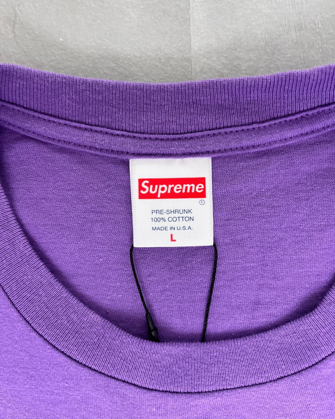 Supreme Multi Logos T Shirt purple – L