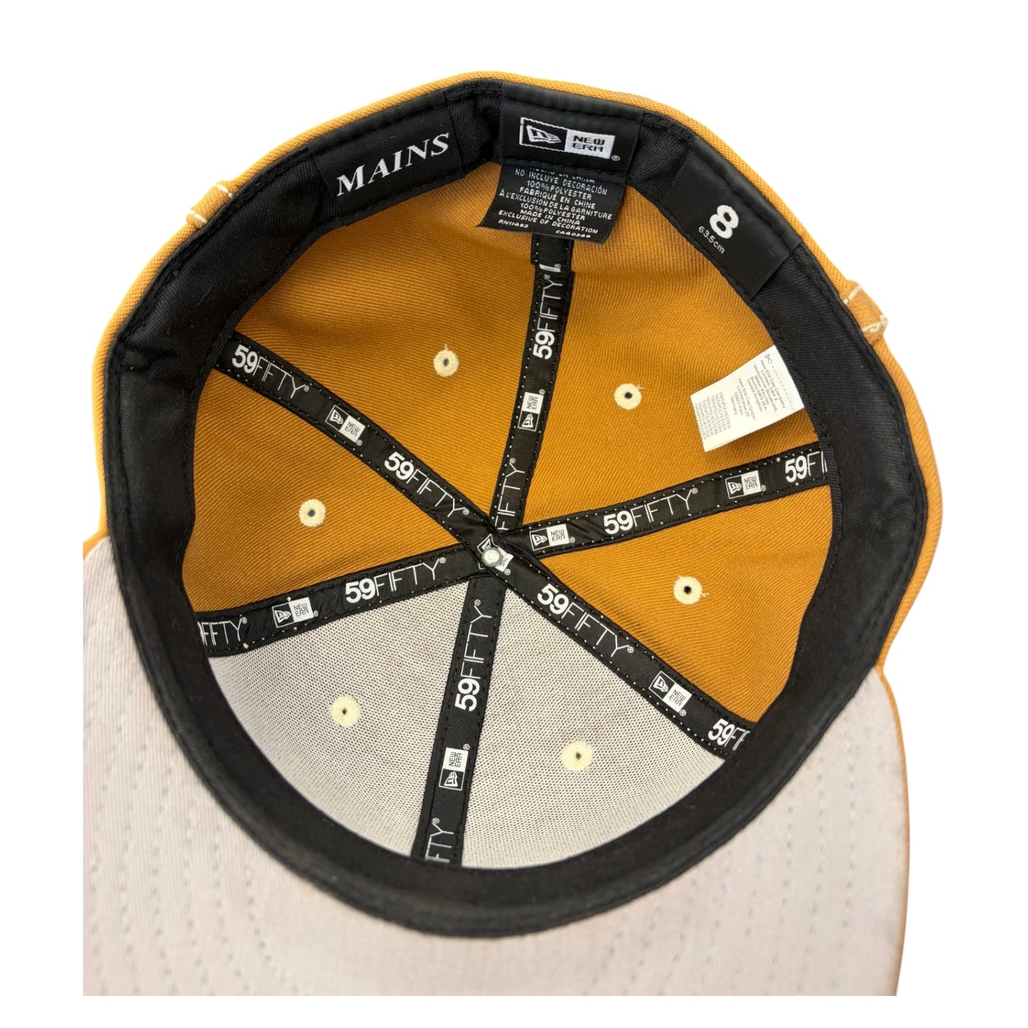 Mains X New Era Denim Fitted Cap brown - 8