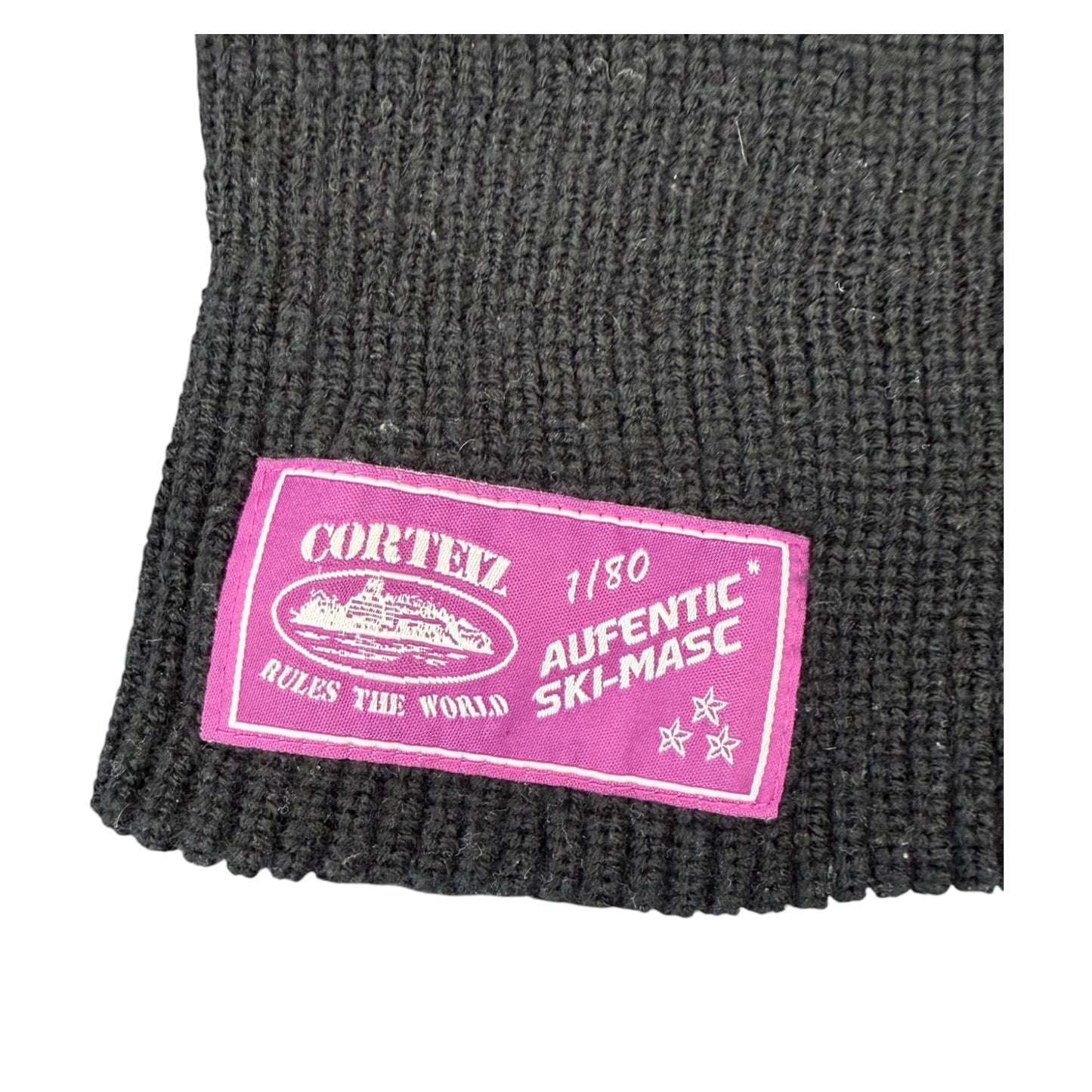 Corteiz Knitted Balaclava black / purple - OS