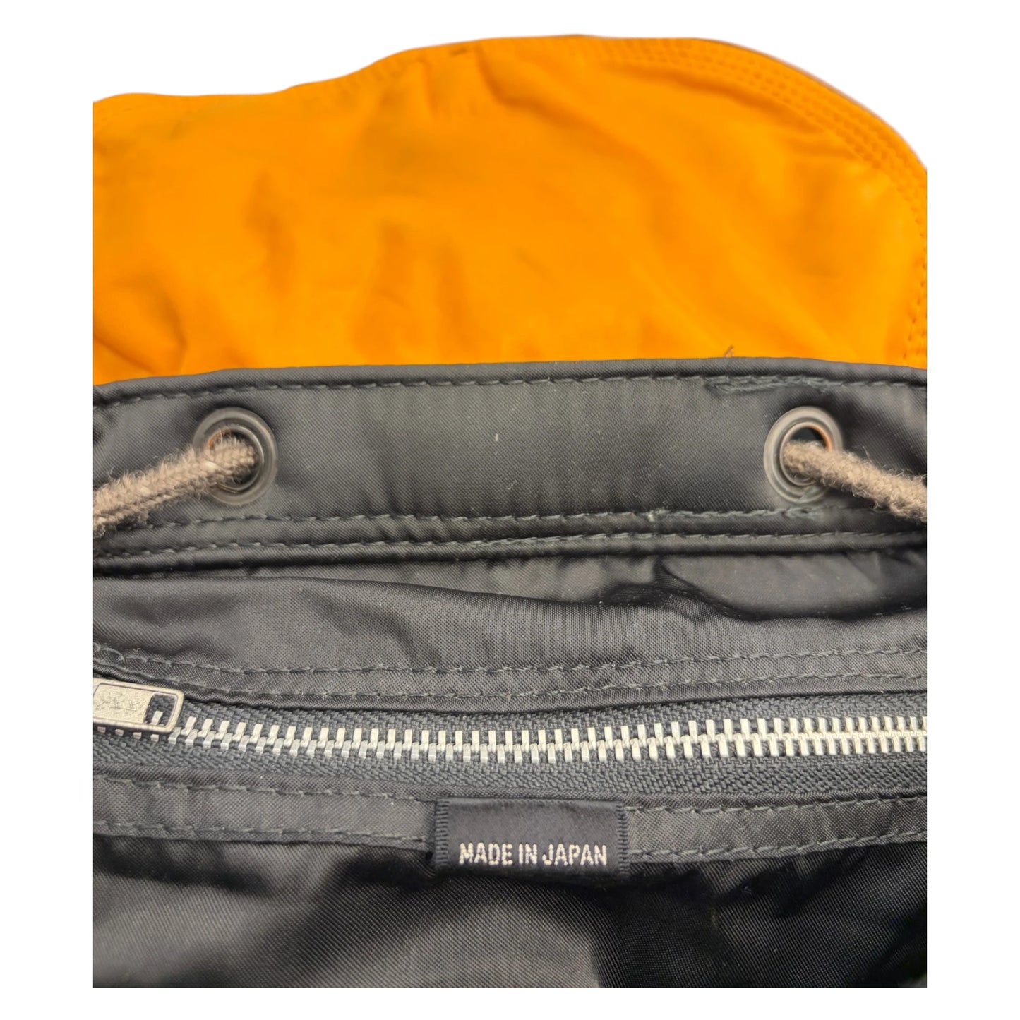 Porter Black Drawstring Backpack