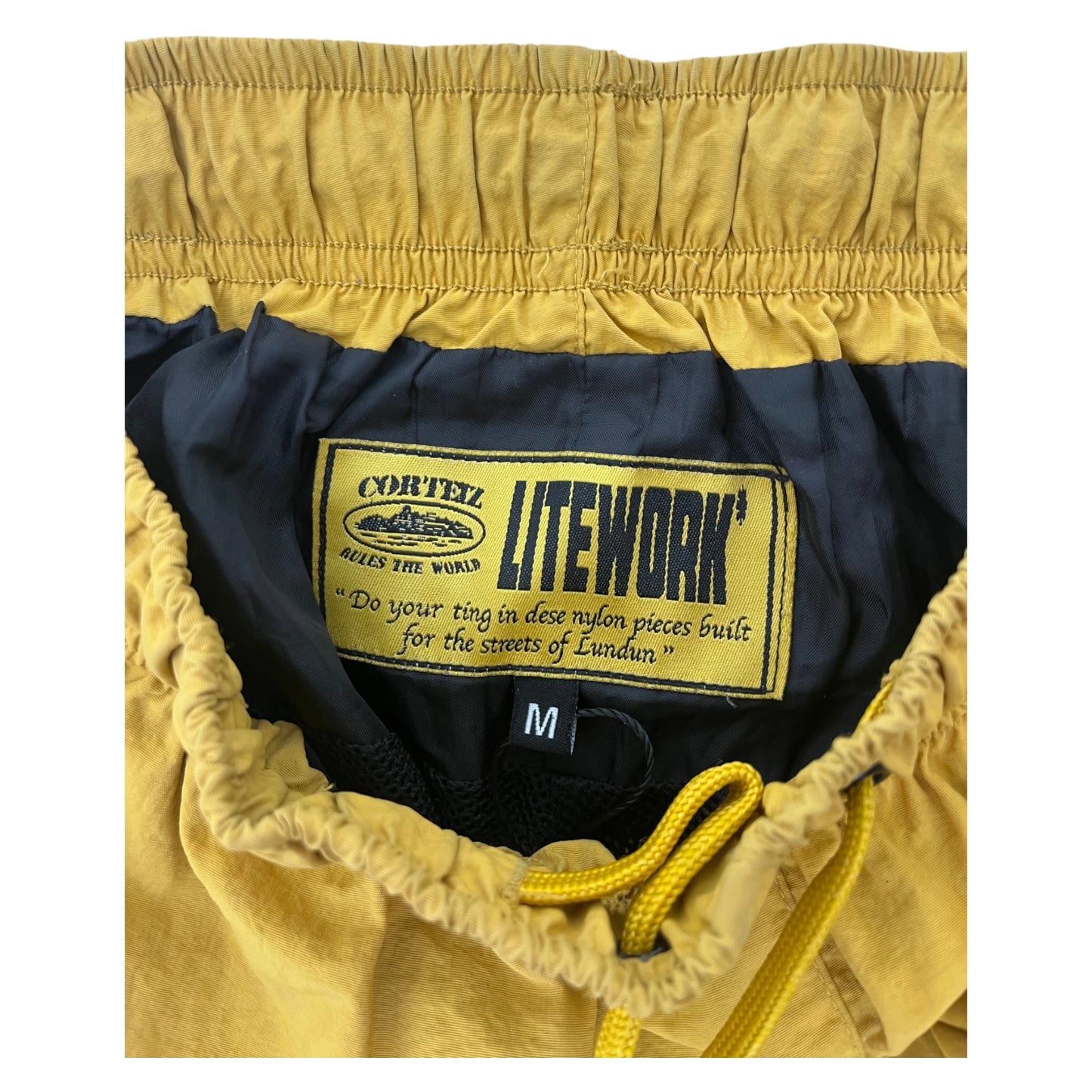 Corteiz Shuku Bottoms yellow - M