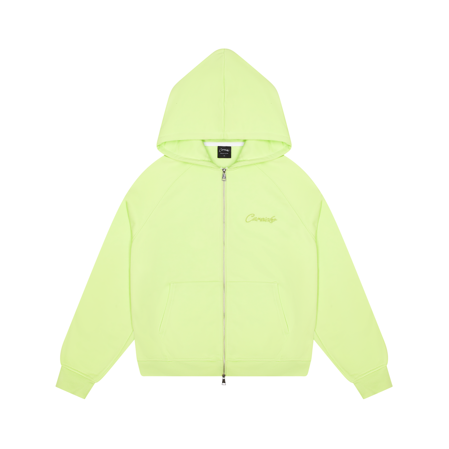 Carsicko Core Lime Zip Up Hoodie
