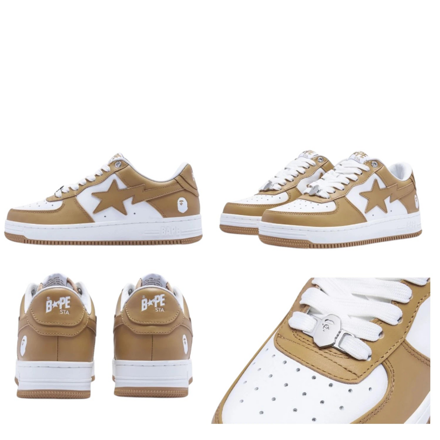 Bape Bapesta beige - UK9