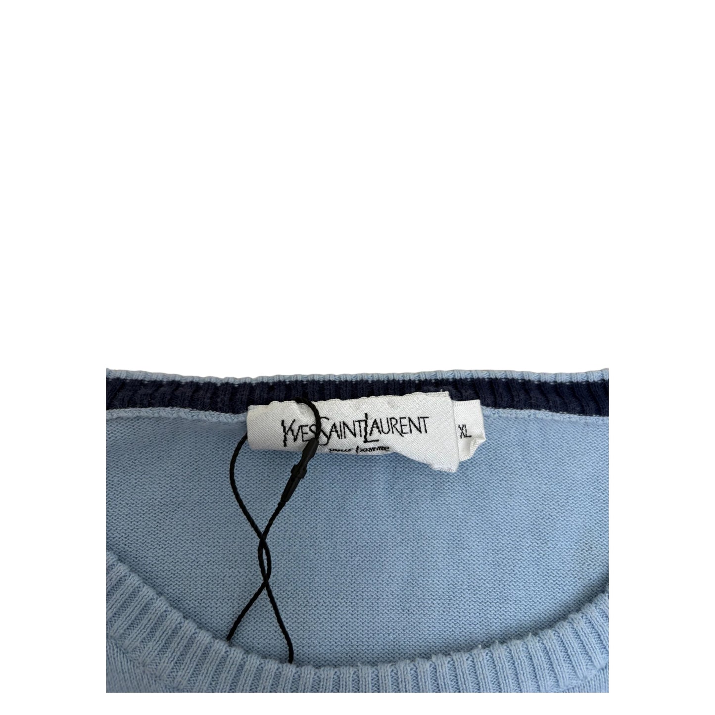 YSL Knitted Crewneck baby blue - XL