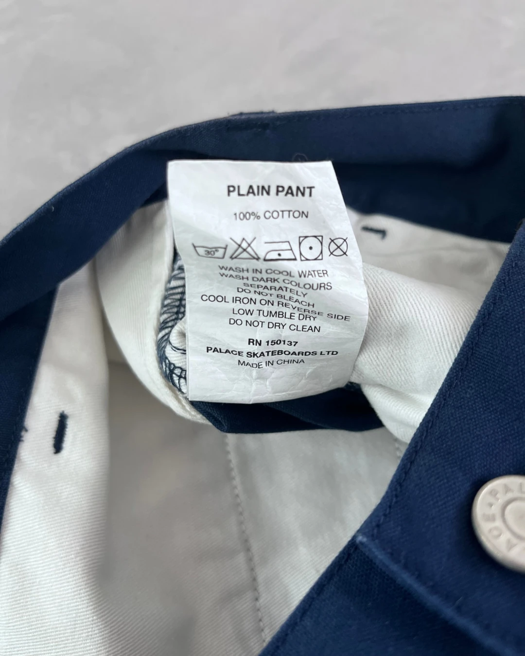 Palace Denim Cargo Trousers dark blue – (NEW) / W36