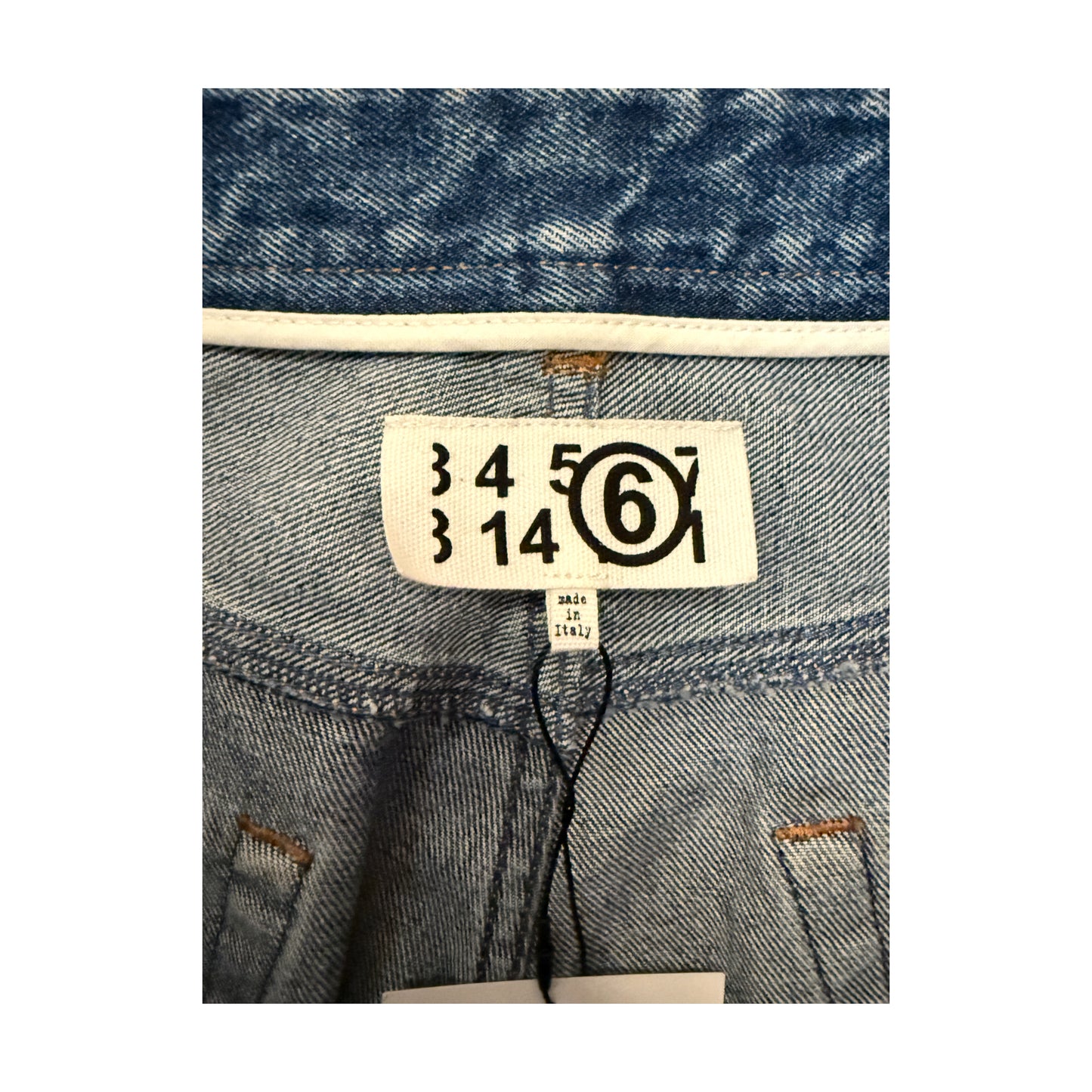 Maison Margiela Typography Denim Trousers - SIZE42