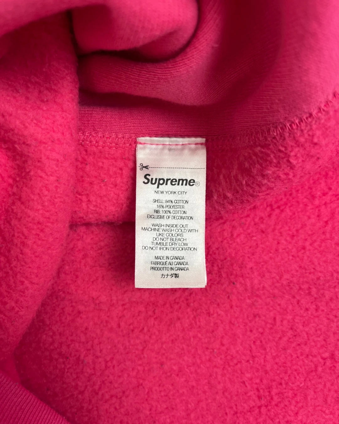 Supreme Box Logo Hoodie pink - (USED)