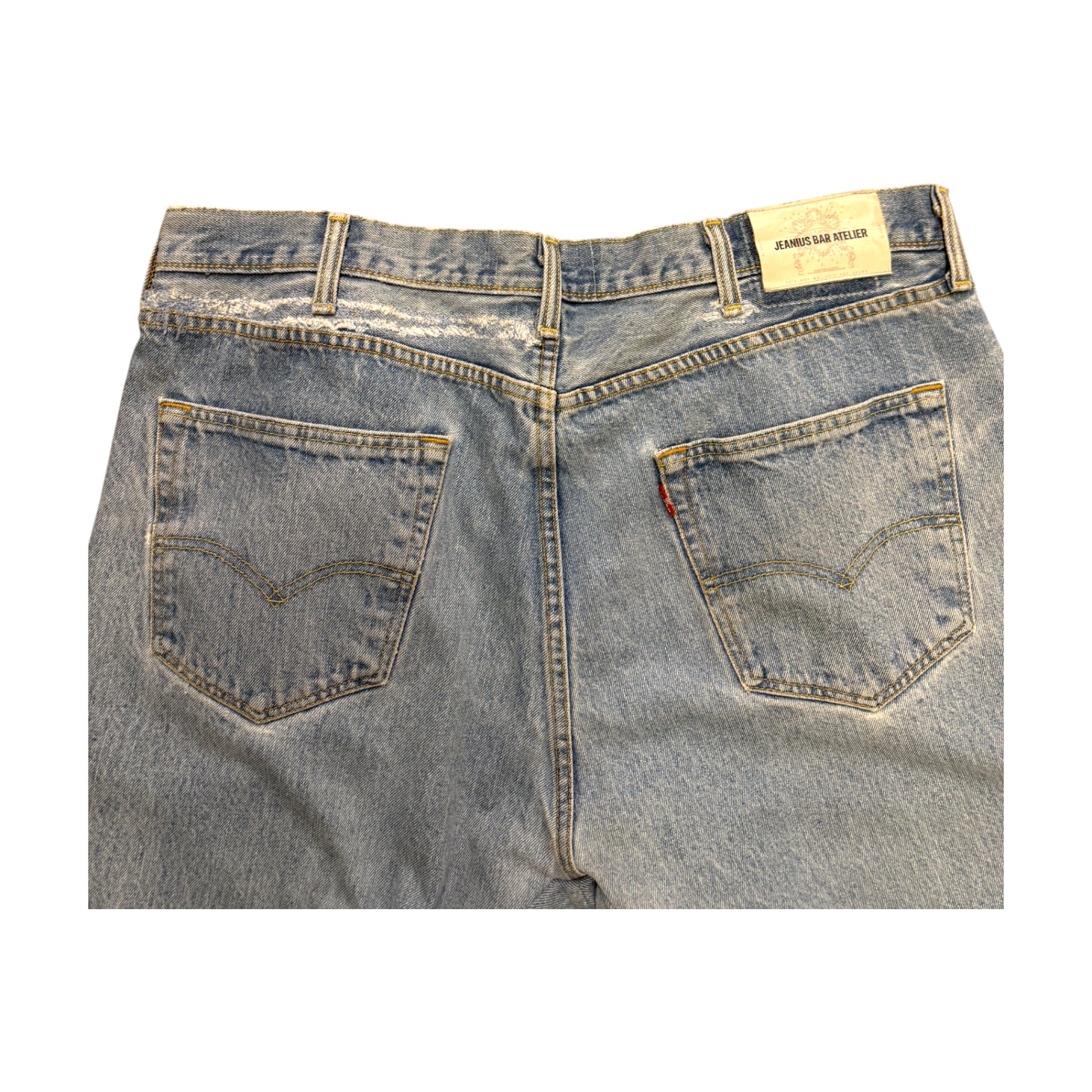 Jeanius Bar Atelier Denim Pearl Jorts - W34