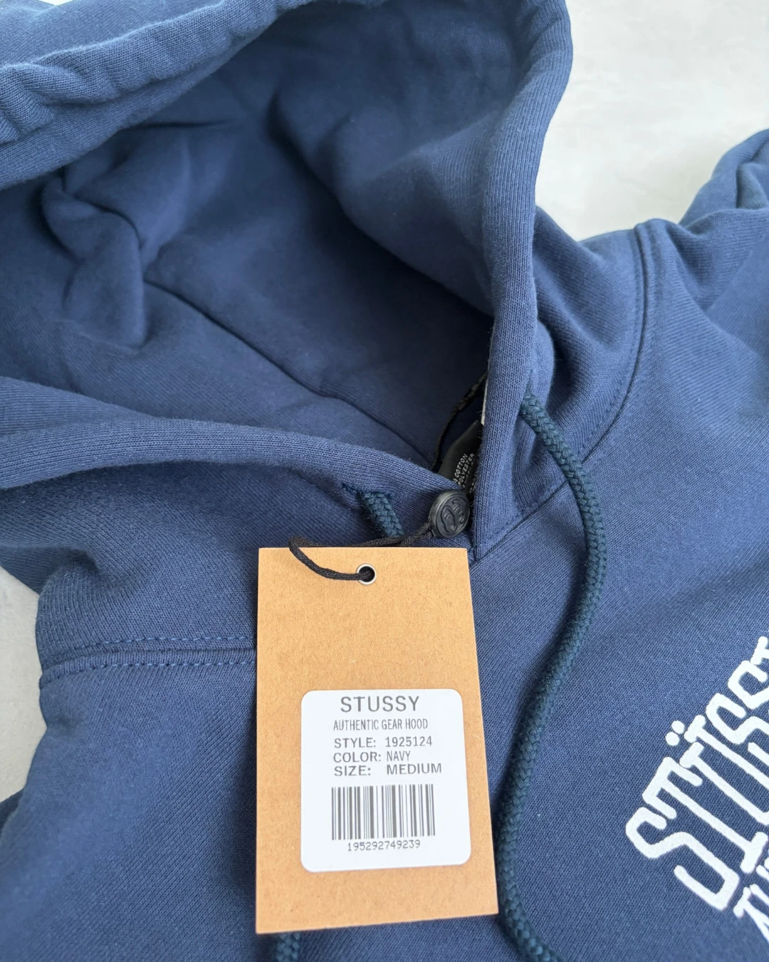 Stussy Authentic Gear Hoodie navy – M