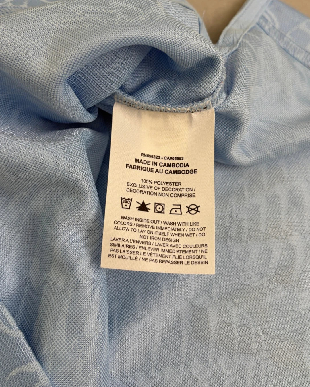 Martine Rose X Nike Football Jersey light blue – S