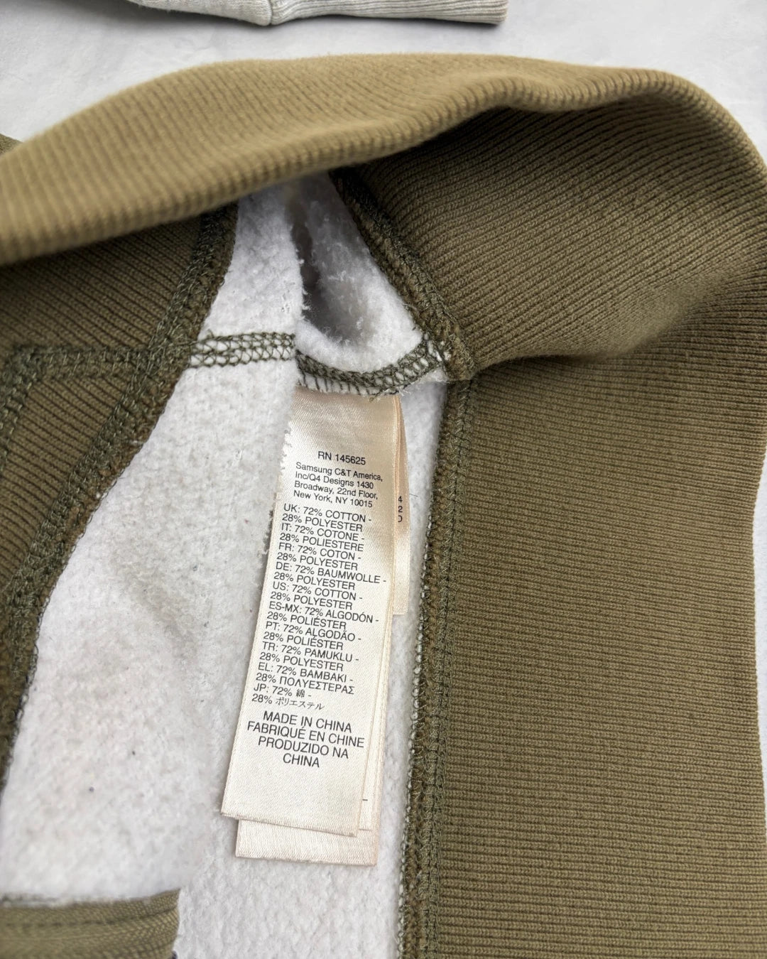 Diesel Camo Sleeve Zip Up Hoodie green / grey – (GRADE A) / 16