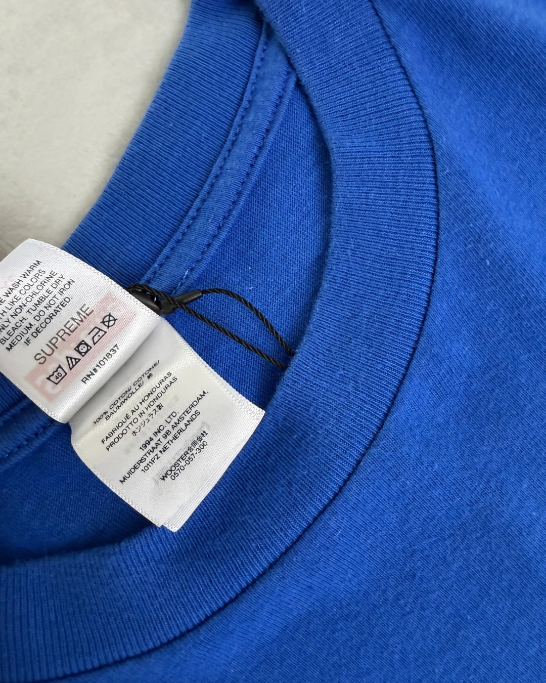 Supreme x Spellout T-Shirt blue – XXL
