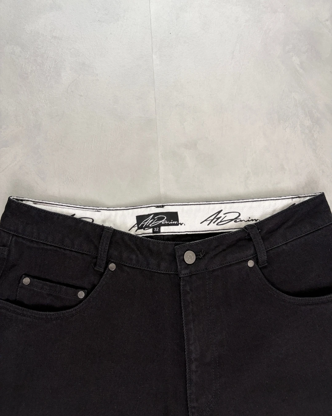 A1 Denim Jorts black