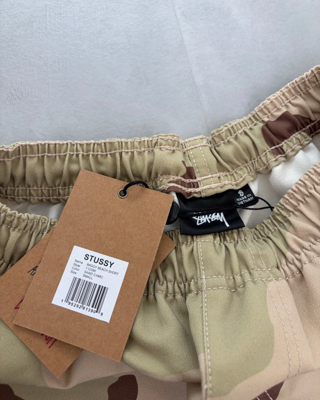 Stussy Baggy Beach Shorts sand camo