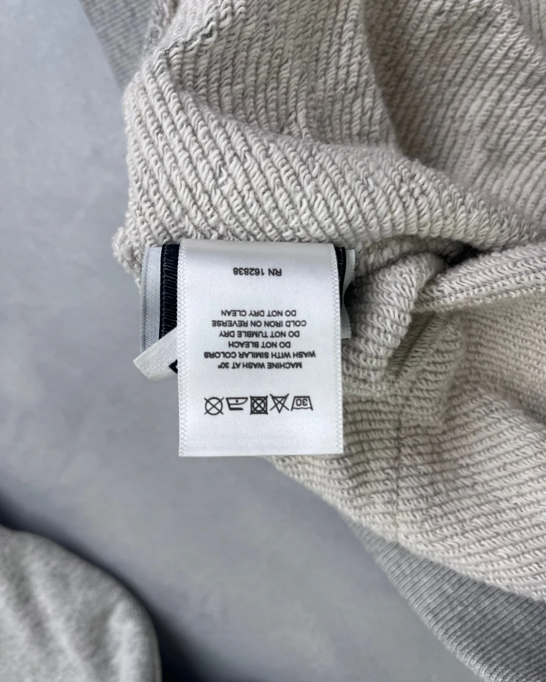 Denim Tears Cotton Wreath Zip Up Hoodie grey – S