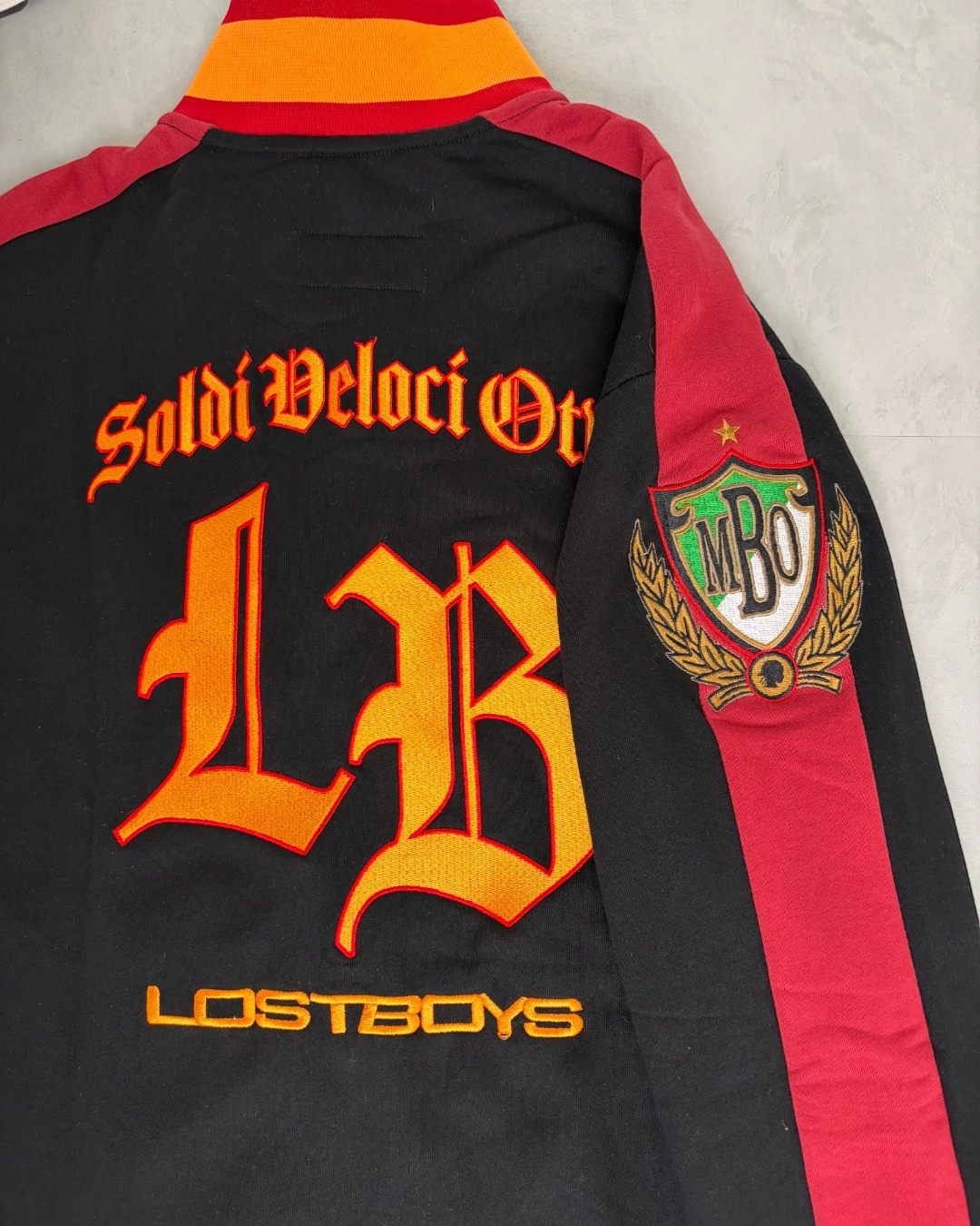 Lostboys Track Jacket black / red – L