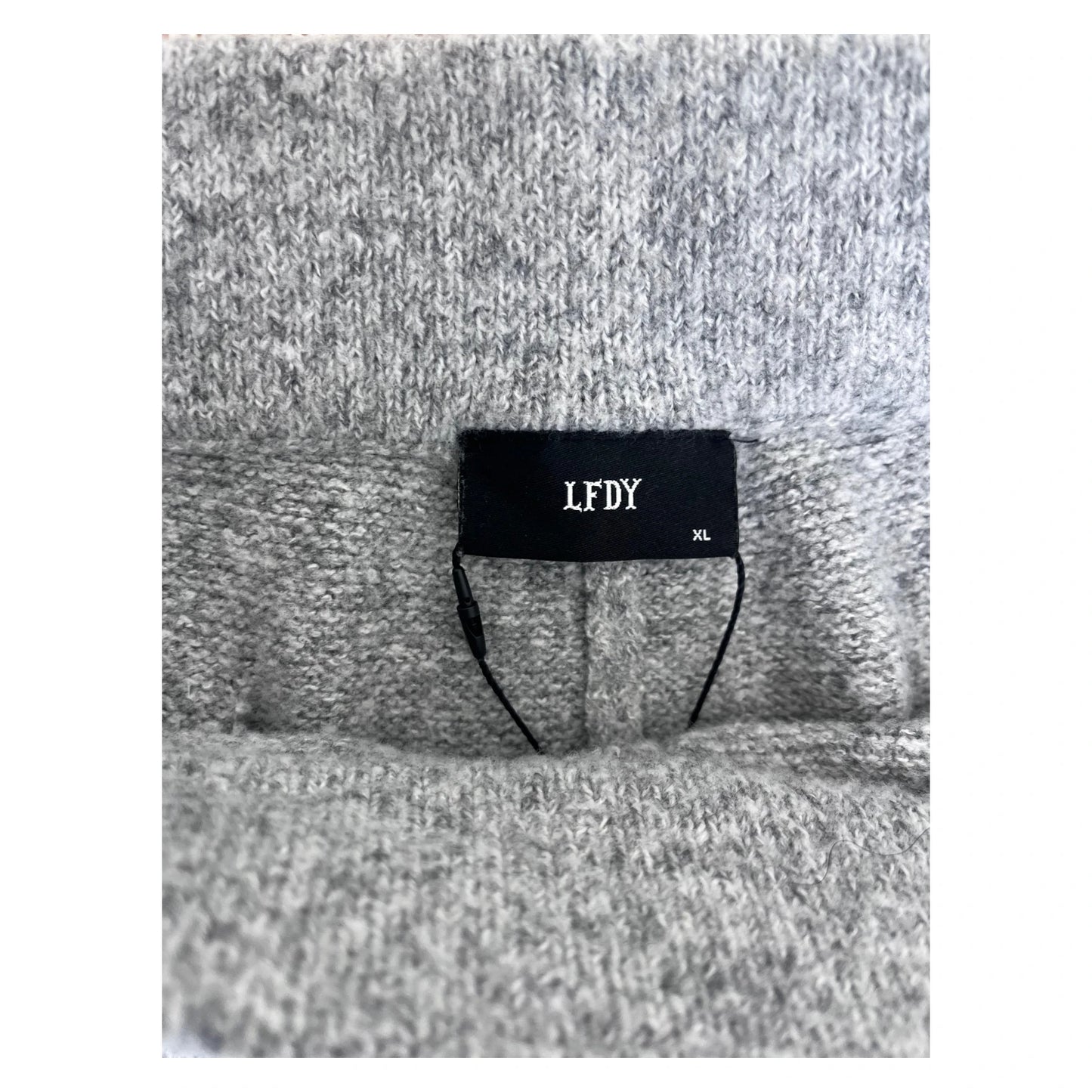 Live Fast Die Young Knitted Bottoms grey - XL