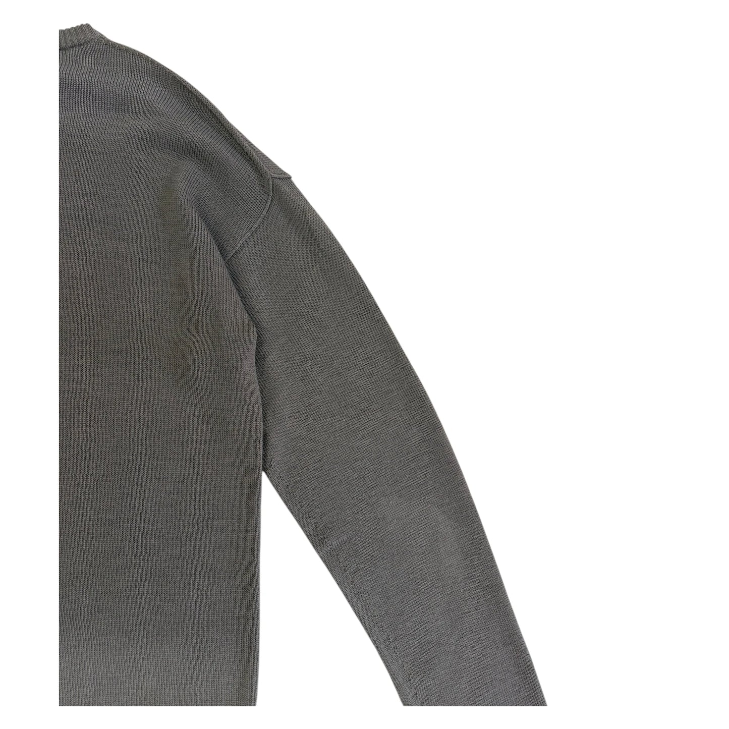 Rick Owens Penta Pointelle Knit Wool Sweater black - M