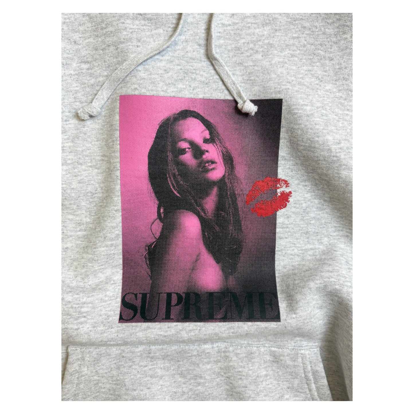 Supreme Kate Moss Graphic Hoodie grey - XL
