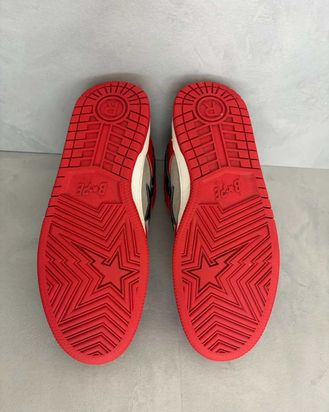 Bape Sk8 Sta red / grey – UK8