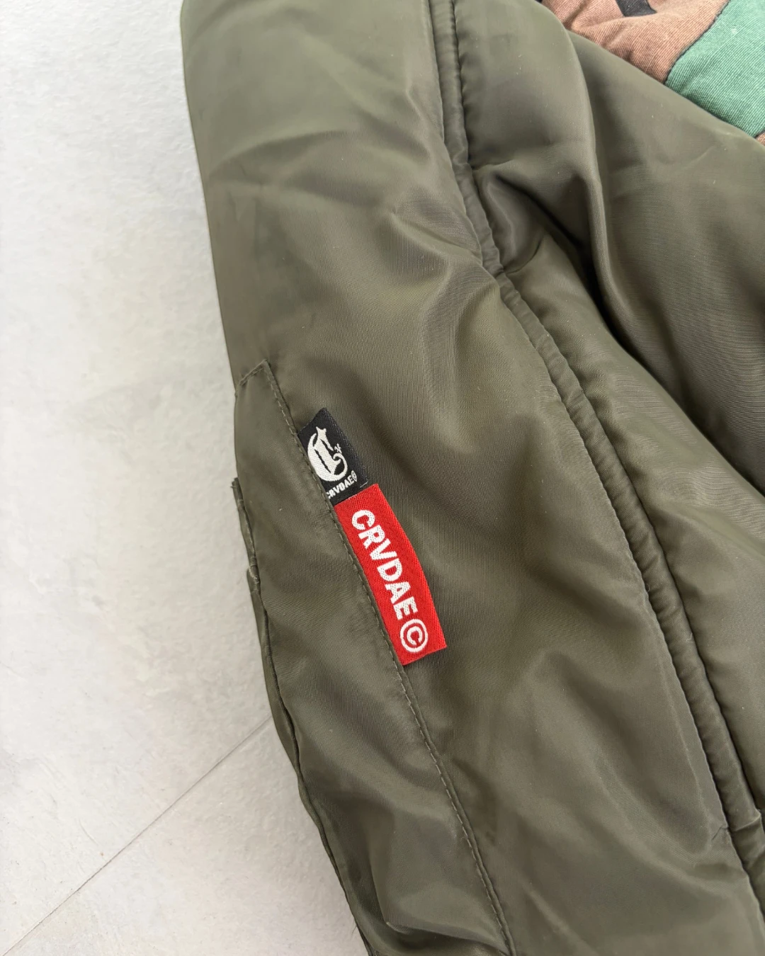 Corvidae Woodland Camo Bomber Jacket – M