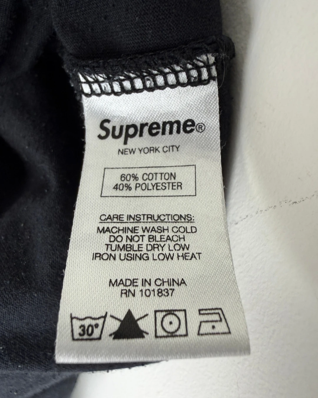 Supreme X Hysteric Glamour 'Fuck You' Football T Shirt black – L