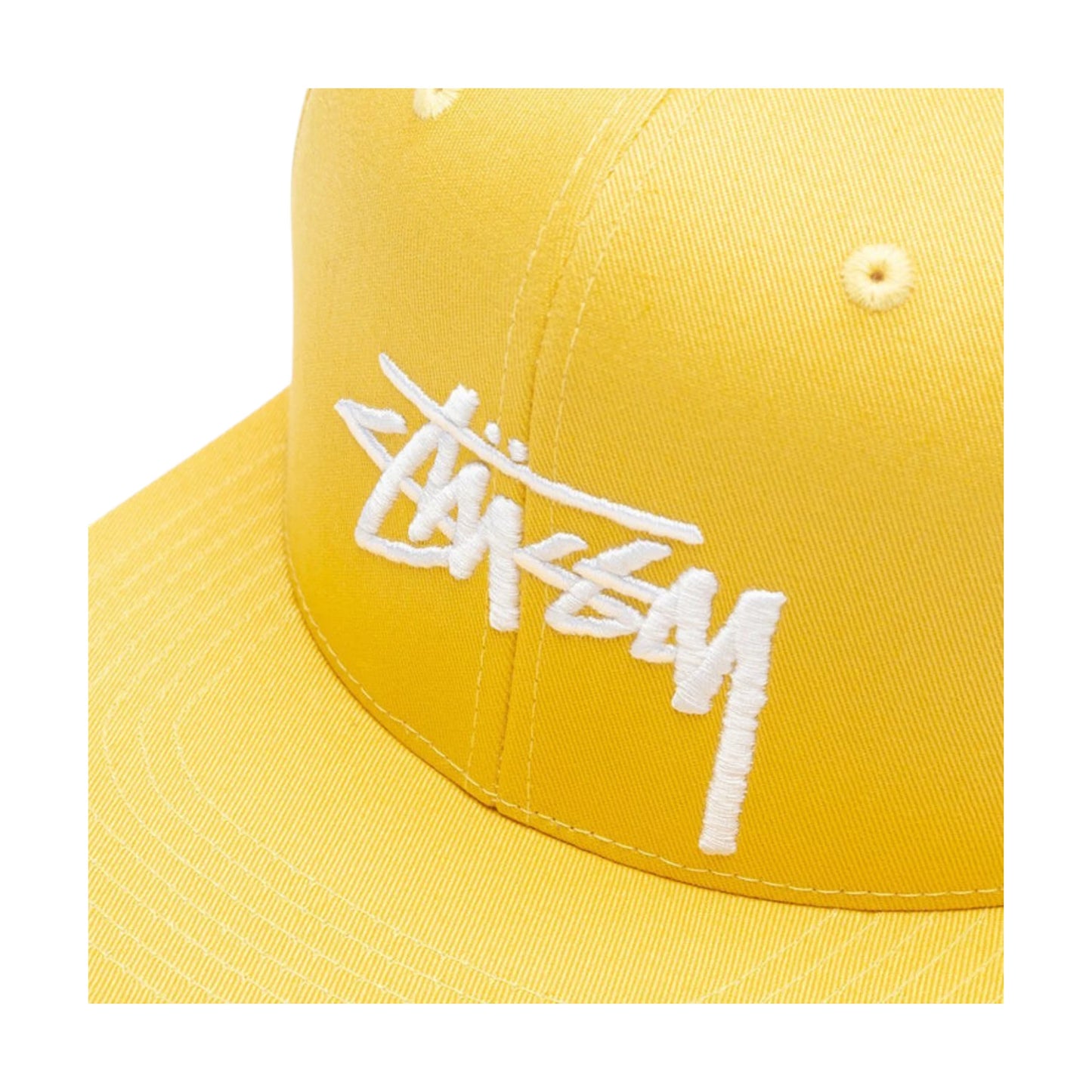 Stussy Classic Logo Snapback yellow