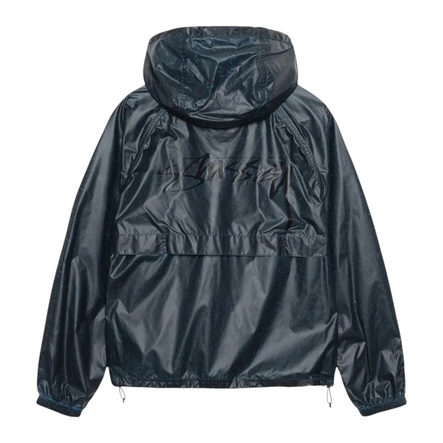 Stussy Beach Shell Windbreaker cracked blue - L