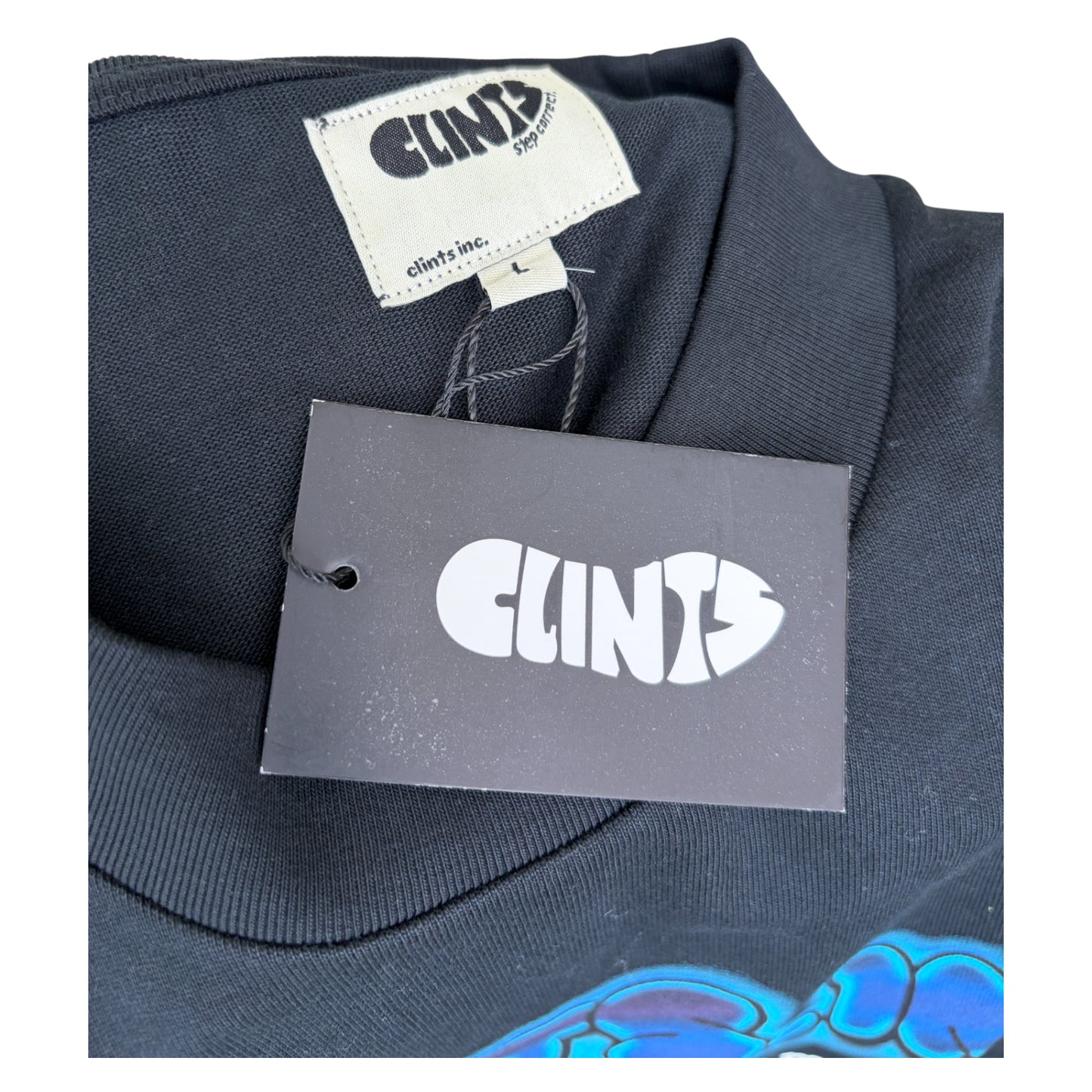 Clint’s Inc Graffiti Print T-shirt black