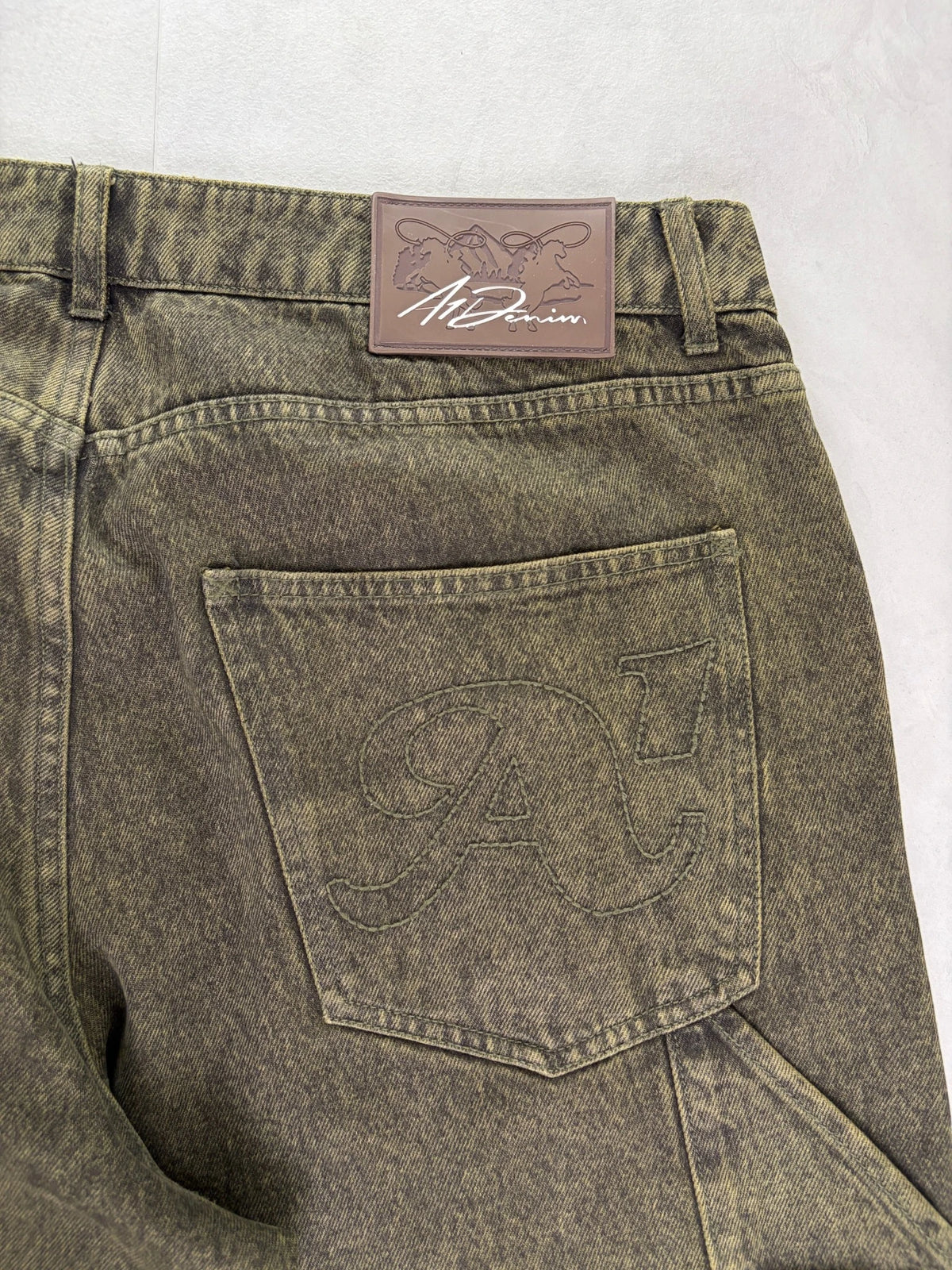 A1 Denim Pesto Double Knee Jeans – W36