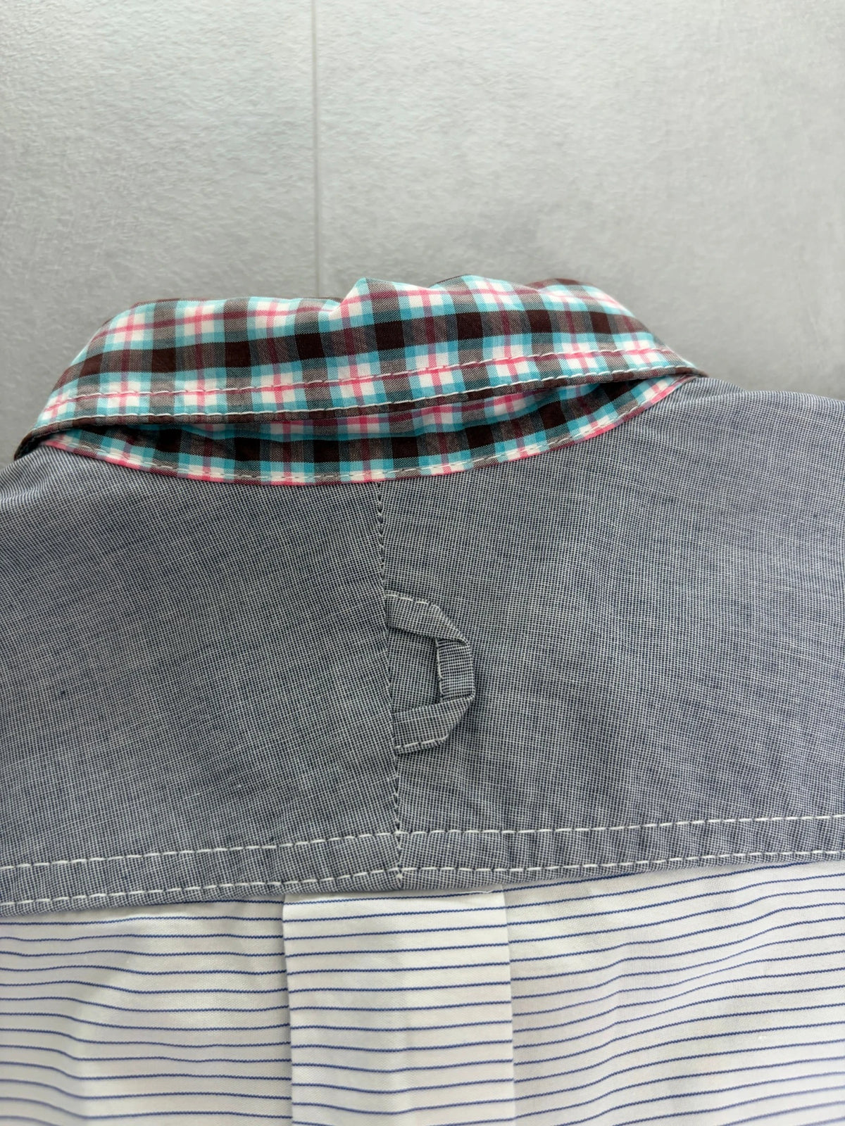 JUNYA WATANABE COMME MAN PATCHWORK SHIRT - (USED) - XS