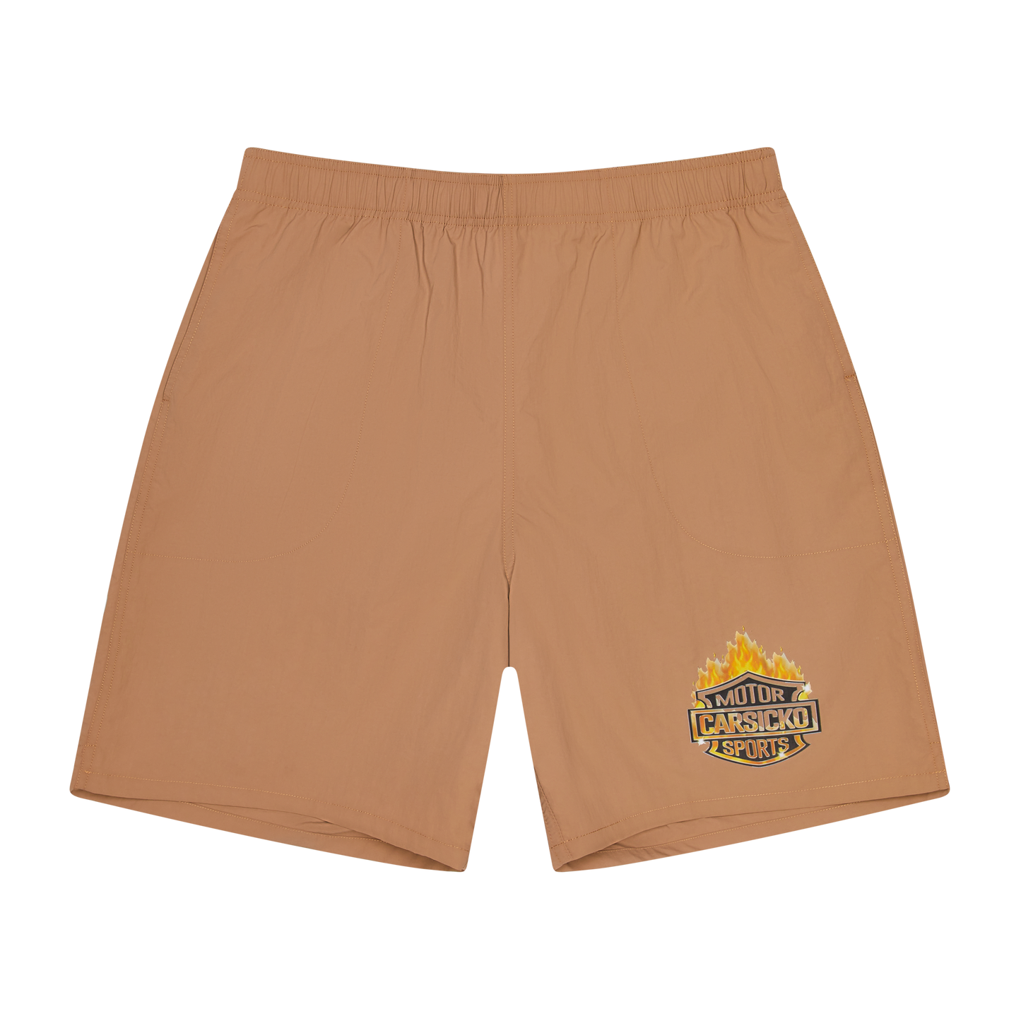 Windbreaker Shorts Brown