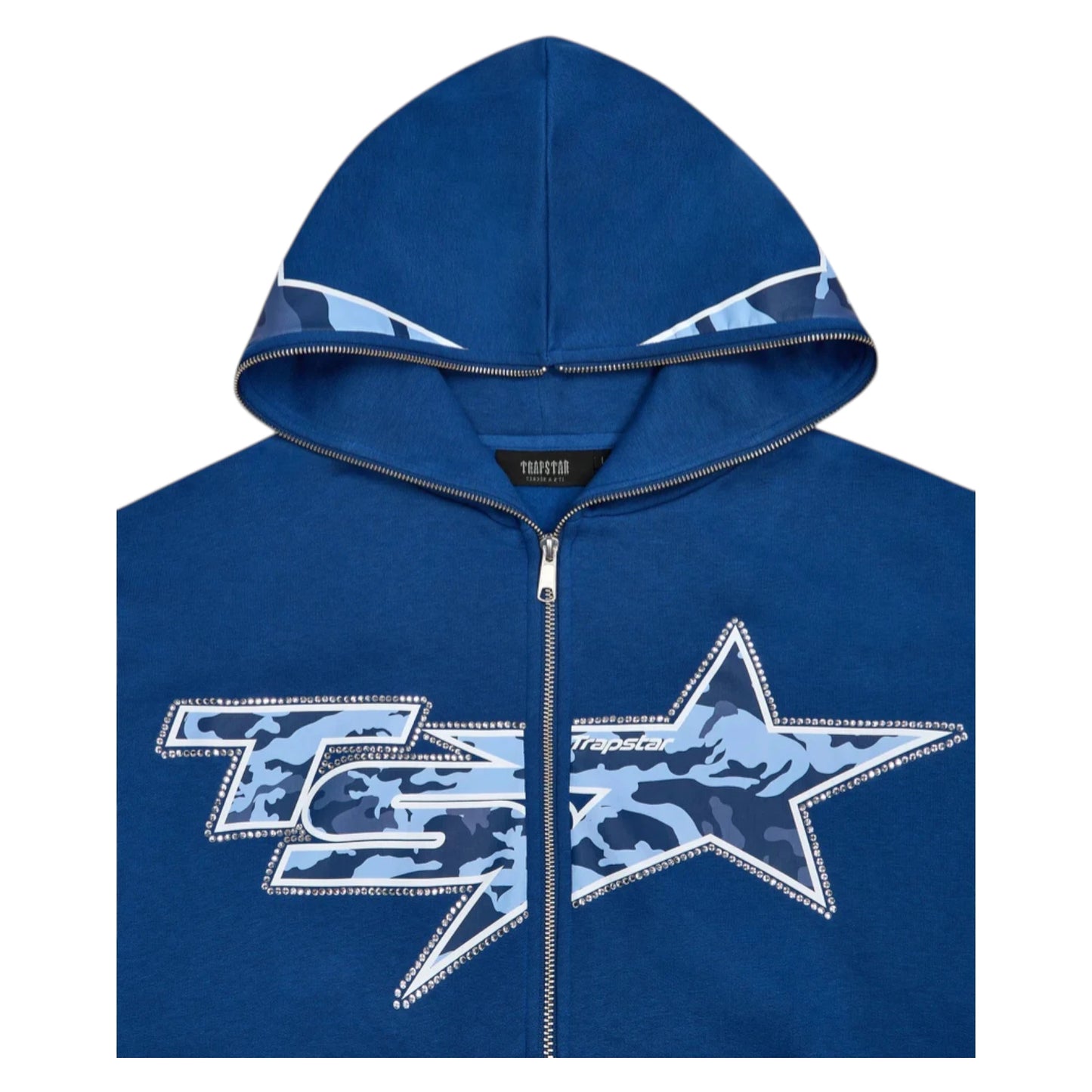 Trapstar Hoodie blue - S