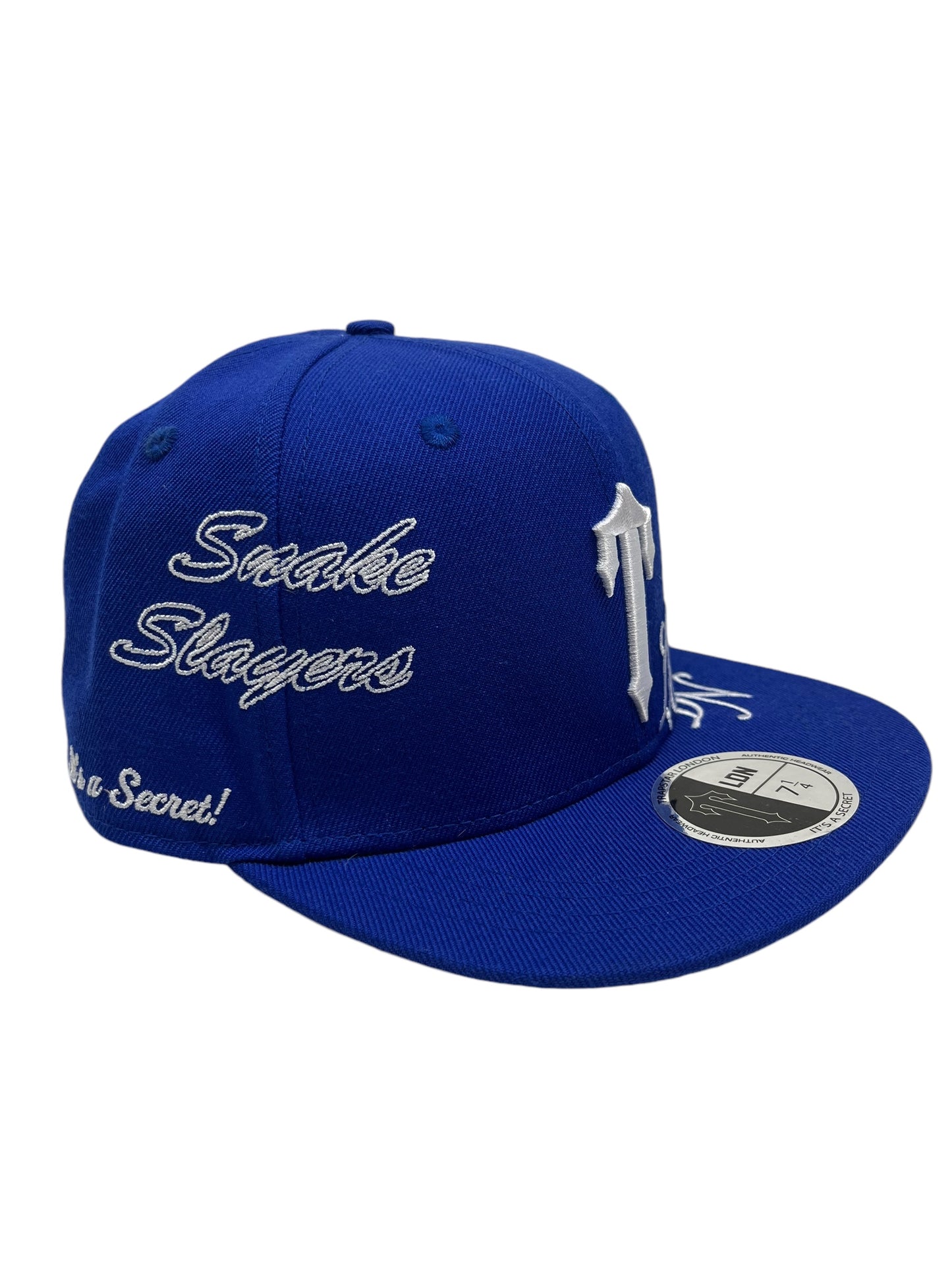 Trapstar Fitted Cap Irongate Snake Slayers Blue - (NEW) 7 1/4