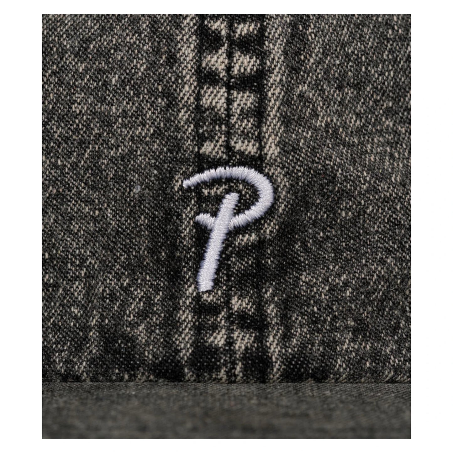 Patta Acid Wash Denim Hat grey