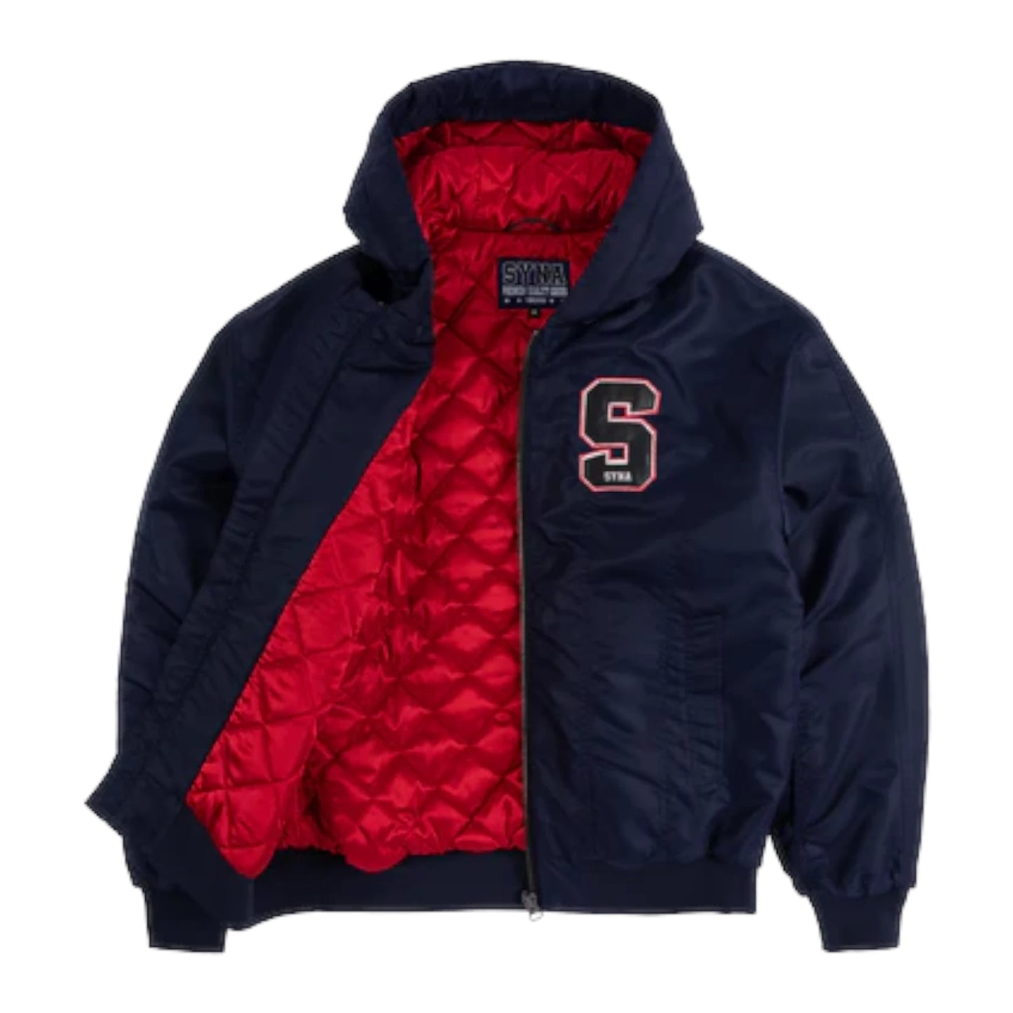 Synaworld navy blue Hooded Bomber Jacket - XL