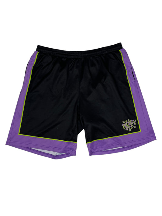 Always Do What You Should Do Shorts Black/Purple - (GRADE A) XL